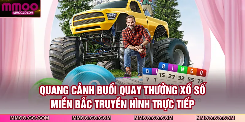 Quang cảnh buổi quay thưởng xổ số miền Bắc truyền hình trực tiếp